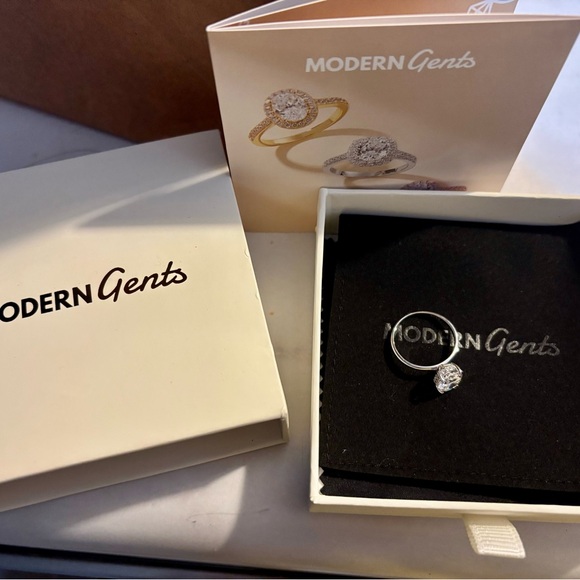 SOLD $210 3 Carat Oval Simulated Diamond .925 Sterling Silver with Hidden Halo - Picture 12 of 12